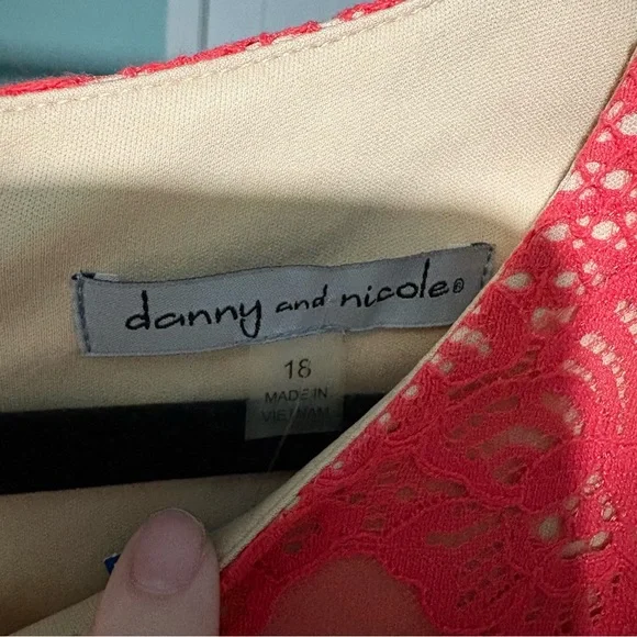 Danny & Nicole Coral Fit and Flare Sleeveless Dress - Picture 3 of 6